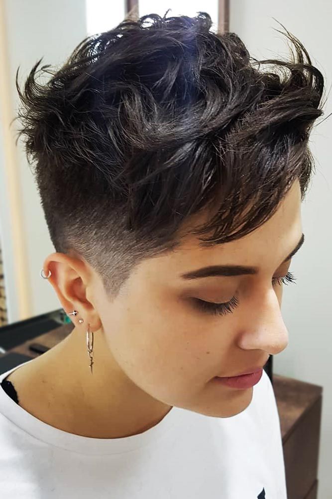Spiky Pixie With Faded Nape